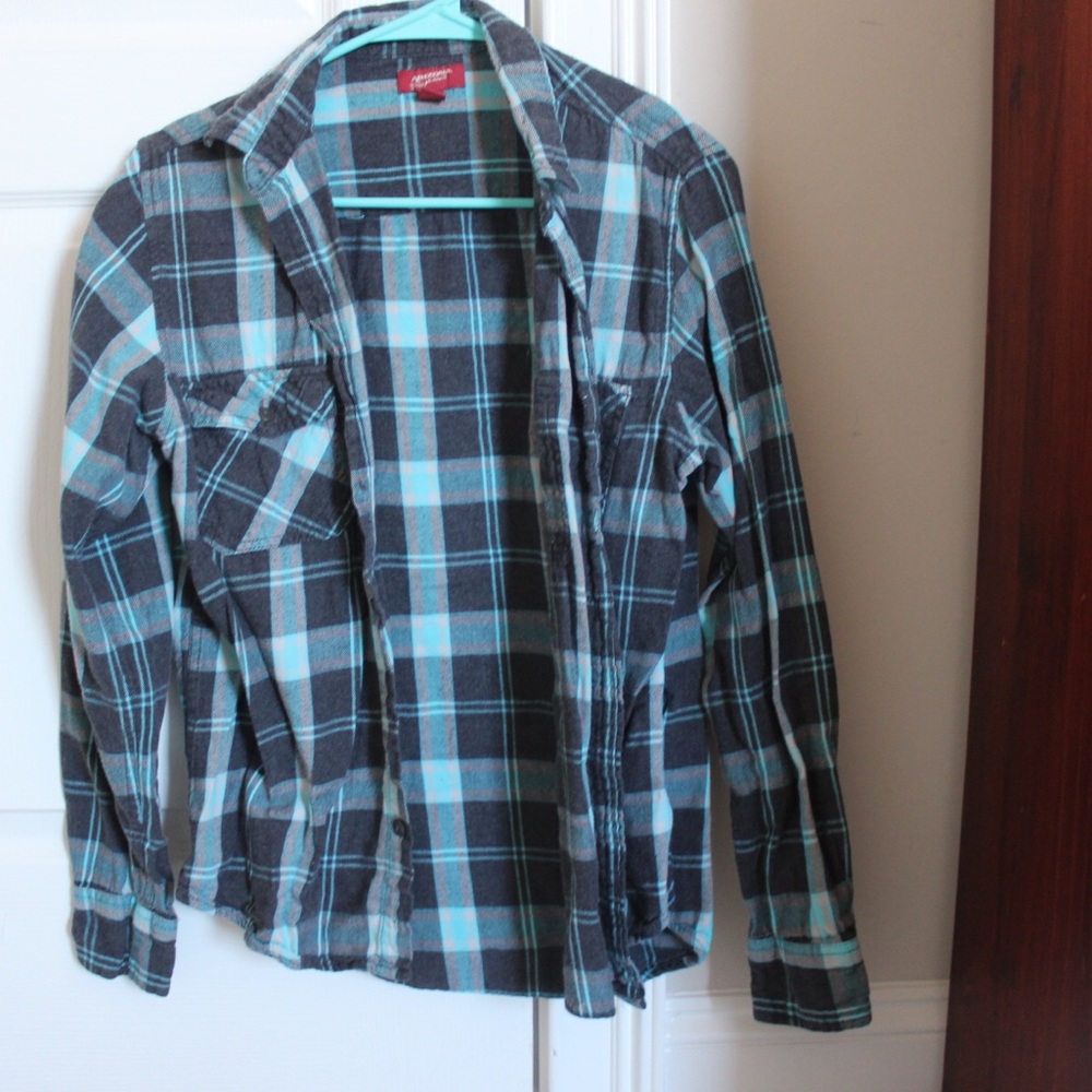 Arizona flannel (blue & grey)
